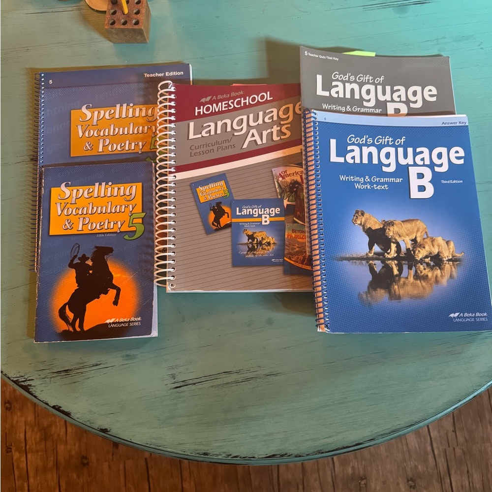 Abeka Fifth Grade Language Arts Set